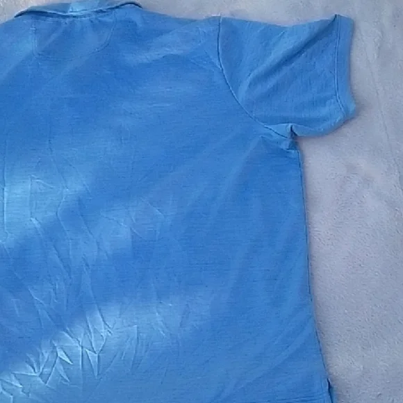 4XLT Tommy Bahama Light Blue Polo Shirt - Picture 9 of 12